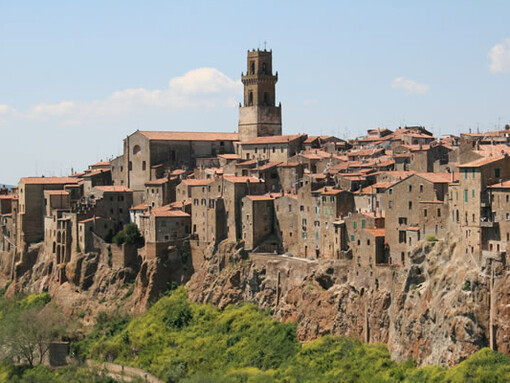 Vista sul borgo di Pitigliano