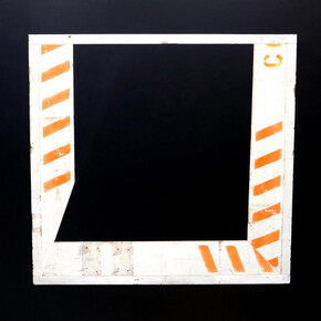 Michael Zelehoski, The Box, 2015, Assemblage with repurposed wood and phenolic plywood, 125 x 128 cm / 49 x 51 in.