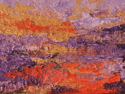 Hussein Baalbaki, Sunset, 2023. Courtesy of Artbooth Gallery