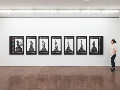 Shelley Niro, In her lifetime, exhibition view. Courtesy of Hales Gallery