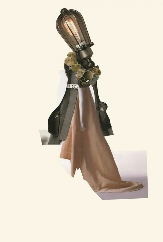 Marcia Kure, U12A#IX Philip the Seeker of Truth, 2013, Collage on Arches HP Watercolour Paper, 45.7 x 61 cm, 18 x 24 in