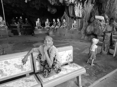 Hpa-an, Complesso religioso delle Bayin Nyi Cave, un  tempio dentro ad una grotta