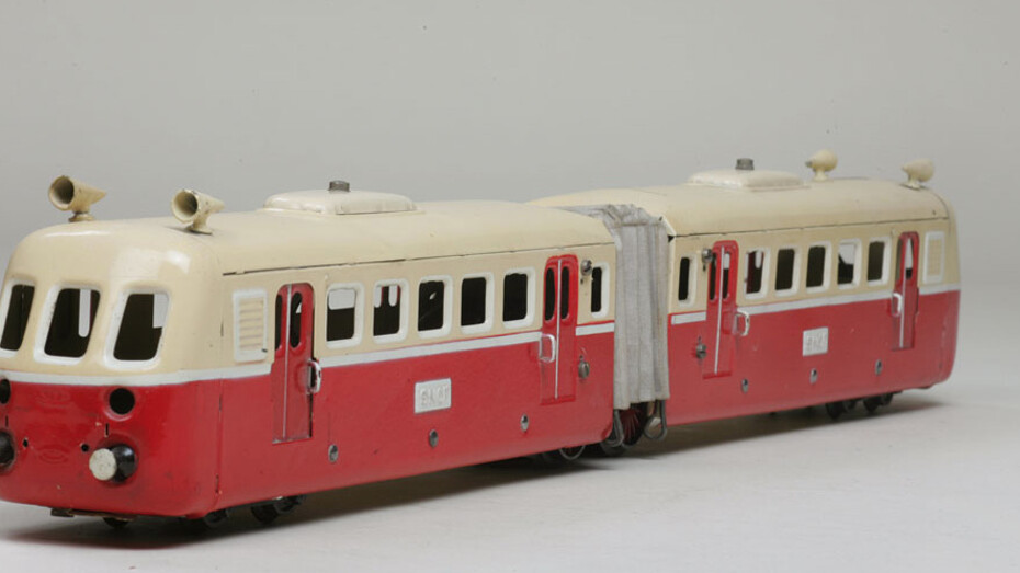 Toy / model trains. Courtesy of Musée du Jouet