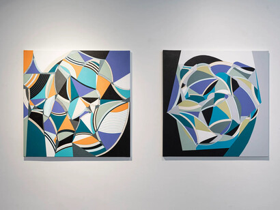 Alejandra Barreda, Intemperie, vista de exhibición. Cortesía de la Galería Praxis