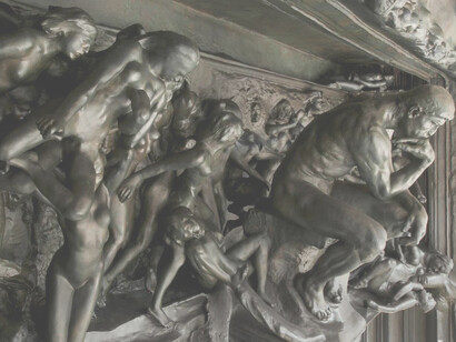 Auguste Rodin; La puerta del infierno, 1880-1917 (detalle)