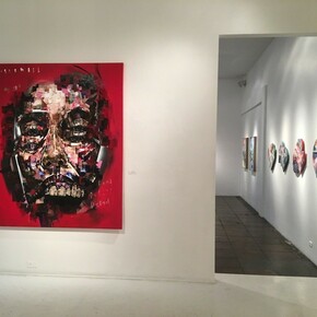 Hueman & Joseph Lee, Exhibition view. Courtesy of KP Projects