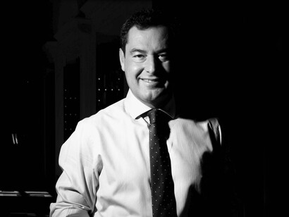 Juanma Moreno, político español, presidente del Partido Popular Andaluz y actual presidente de la Junta de Andalucía, desde enero de 2019