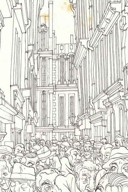 Marc-Antoine Mathieu, Rétrospective. Courtesy of Huberty & Breyne Gallery