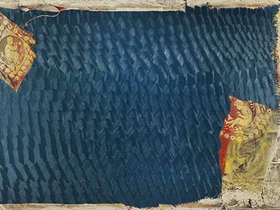 Mark Flood, Mysterious Island, 2014, acrylic on canvas, 177.8 x 264.2 x 3.8 cm, 70 x 104 x 1 1/2 ins