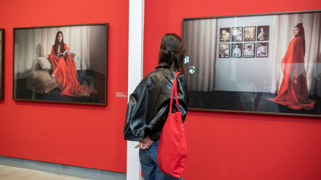 Alice Yura, Un acte photographique, vue de l'exposition. Avec l'aimable autorisation de la Pinacothèque
