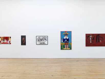 Various artists, Fool's privilege, exhibition view. Courtesy of Uffner & Liu