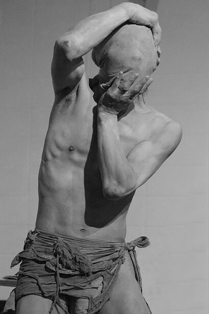 Butoh dancing at the volume six launch