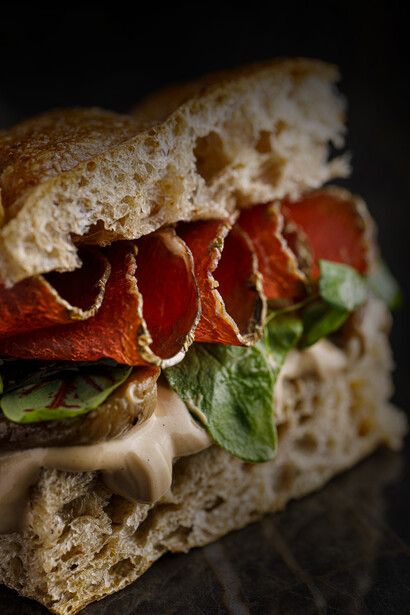 Bob: alchimia a spicchi, focaccia farcita, © Alberto Blasetti