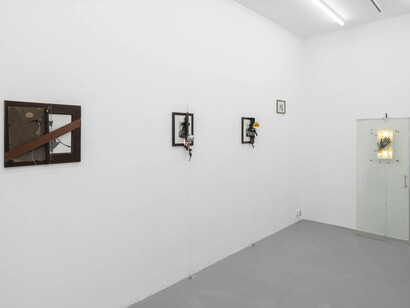 Matthias Odin, Rue de Paris, vue de l'exposition. Avec l'aimable autorisation de la Galerie Peter Kilchmann