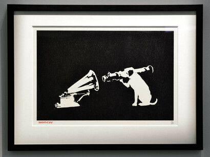 Banksy, HMV. Courtesy of Art of Banksy Gallery