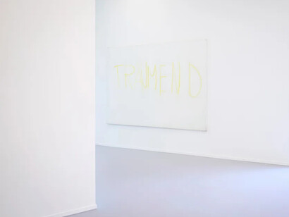 Bernd Lohaus, The way things settle, exhibition view. Courtesy of Gallery Sofie Van de Velde