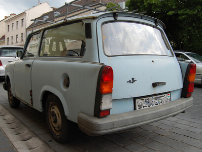 La VEB Sachsenring produceva tre modelli della Trabant: berlina, cabriolet e giardinetta - Foto di William Molducci