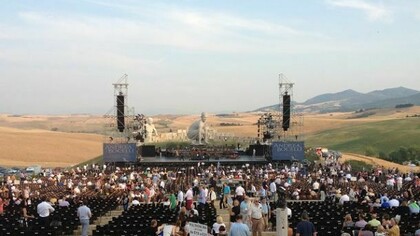Bocelli concert in Tuscany