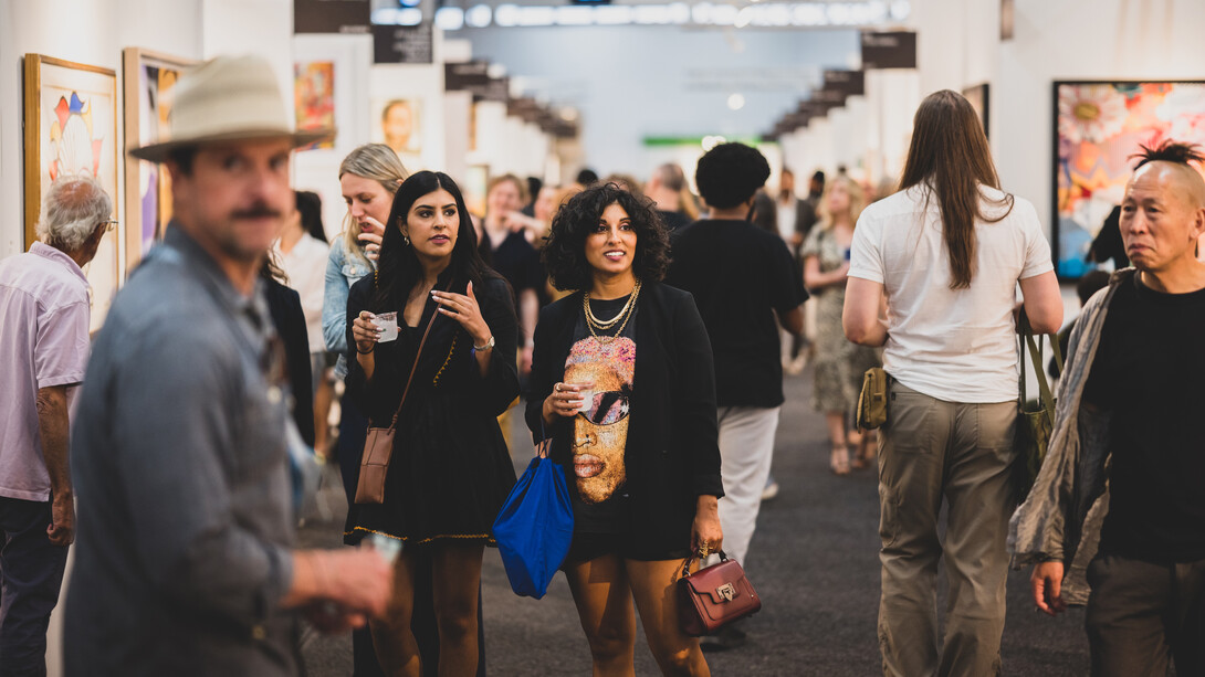 Art on Paper, past edition, exhibition view. Courtesy of Art on Paper 