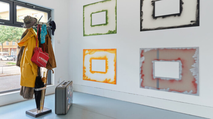 Various artists, Some random spot nearby, exhibition view. Courtesy of Nagel Draxler Kabinett