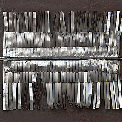 Heinz Mack (1931), Licht Relief, 1961, 53,5x77 cm, alluminio su lamiera