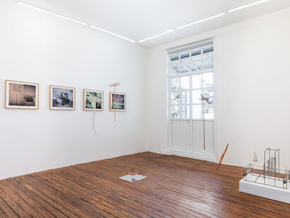 Marie Hazard, The shadow that weaves within me, exhibition view. Courtesy of Galería Mascota