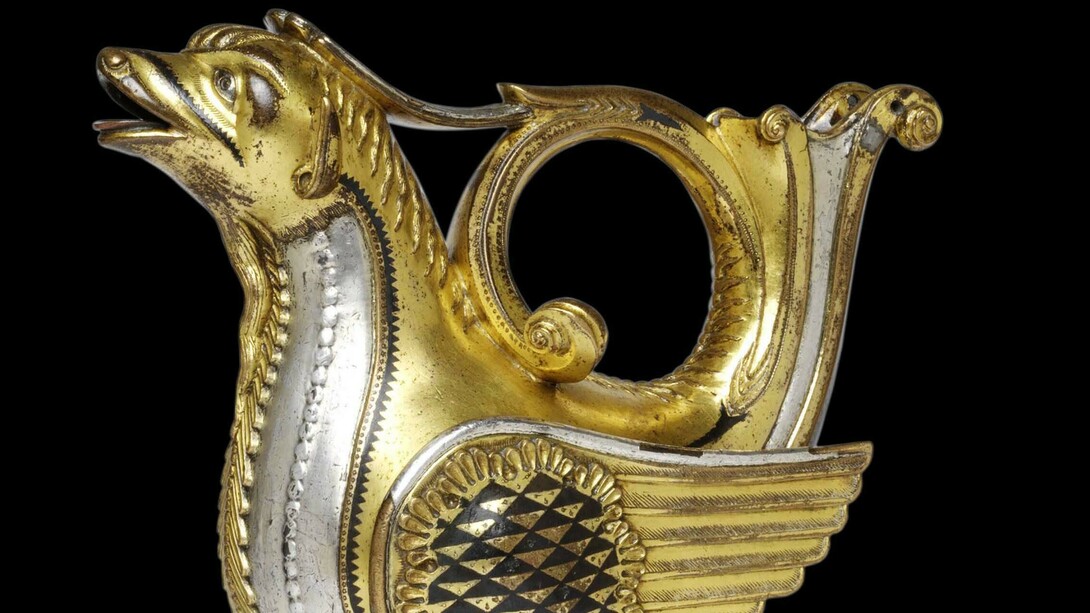 Griffin ewer, about 1120, possibly Germany or Belgium. Museum no. 1471-1870. © Victoria and Albert Museum, London