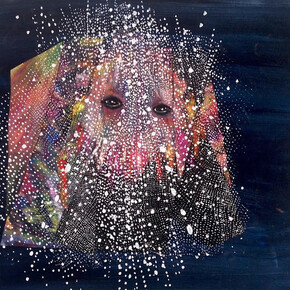 Sarah Gamble, Untitled, 2014, mixed media and collage on paper, 19hx24w in.