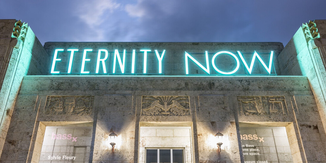 Sylvie Fleury. Eternity Now. Courtesy of The Bass 