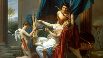 Jacques-Louis David - Saffo, Faone e Cupido