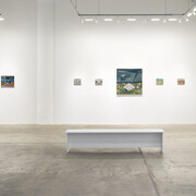 Esther Pearl Watson, Celestial road trip, exhibition view. Courtesy of Vielmetter