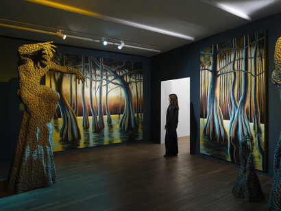 Didier William, Lot bò D'lo A, vue d'exposition. Avec l'aimable autorisation de la Galerie Peter Kilchmann