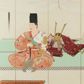 Yasuda Yukihiko, Camp at Kisegawa (detail), 1940/41. Courtesy of the National Museum of Modern Art