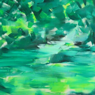 Herbert Brandl, Untitled HB14SOD (detail), 2014. Courtesy of Galeria Filomena Soares 