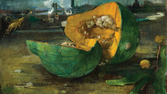 Nancy Morgan Barnes, Hubbard Squash, 2010, Collection of Kaja and Cali Veilleux