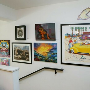Los Four Meets los 40, Exhibition view. Courtesy of Gregorio Escalante Gallery