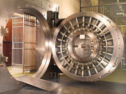 Bóveda central del Interior del Banco Central de Chile