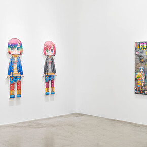 Vue de l'exposition de Mr. Invoke It and a Flower Shall
Blossom à la galerie Perrotin, Paris, 2024. Photo: Claire
Dorn ©2024 Mr./Kaikai Kiki Co., Ltd. All Rights Reserved.
Courtesy of the artist and Perrotin