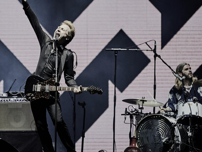 La banda escocesa Franz Ferdinand durante su concierto en el Festival Mad Cool 2018. Foto: Mad Cool. Andrés Iglesias
