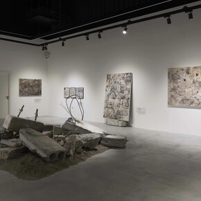 Salma Dib, Marks of return, exhibition view. Courtesy of Aisha Alabbar Gallery
