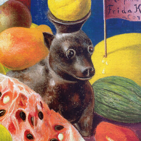 Frida Kahlo, Still life (I belong to Samuel Fastlicht), 1951. Courtesy of the Dallas Museum of Art 