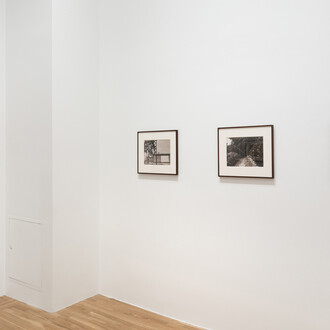 Thomas Barrow, From the series Cancellations, exhibition view. Courtesy of Derek Eller Gallery