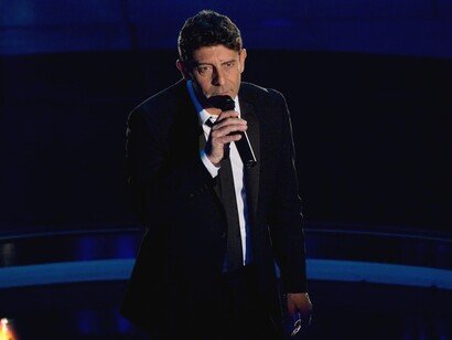 Luca Laurenti a Sanremo 2009, affianca Paolo Bonolis alla conduzione del Festival