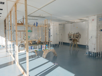 Kara Chin, Sentinent Home Devices, 2019. Installation view. Gallery North, Newcastle, UK. Photography: Jason Revell.
