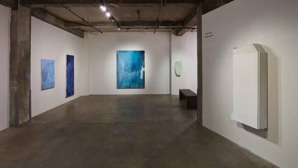 SoHyun Bae and Choong Sup Lim, Wind, water, stone, exhibition view. Courtesy of Skoto Gallery 