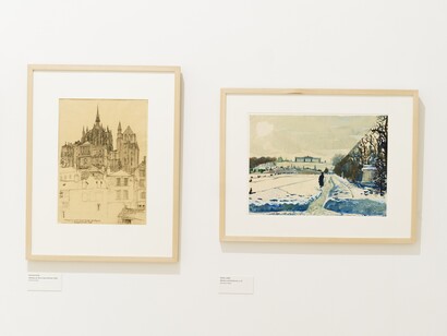 Grafische Schätze, aus der Sammlung Kastner, ausstellungsansicht. Mit freundlicher genehmigung des Schlossmuseums Linz