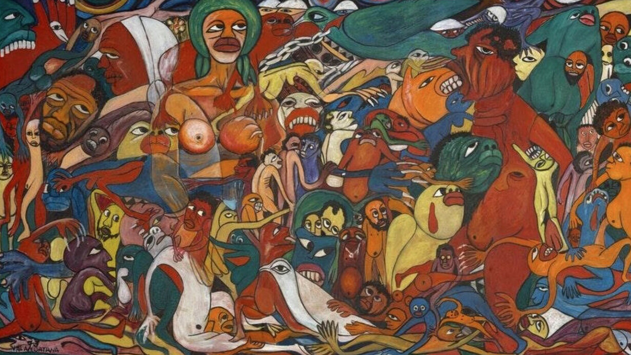Malangatana Ngwenya, Grito de libertad, 1973 (detalle)