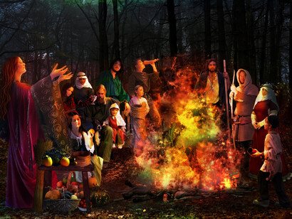 The Celtic festival of Samhain 