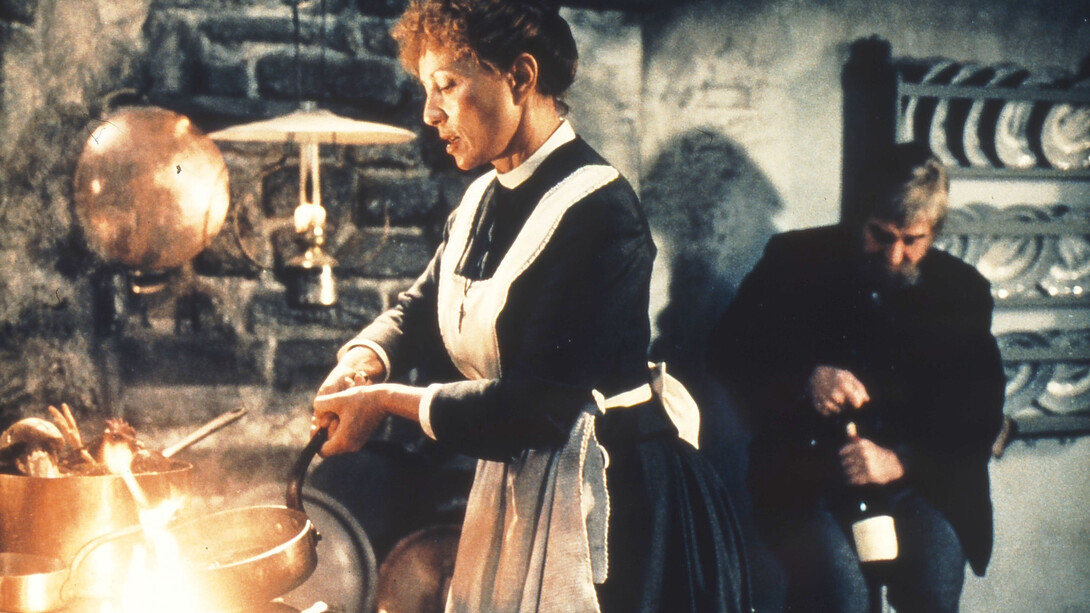 Una scena del film "Il pranzo di Babette"