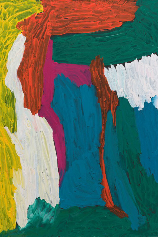 Sally Gabori, Dibirdibi Country, 2012. Courtesy of the Country on which the Art Gallery of NSW